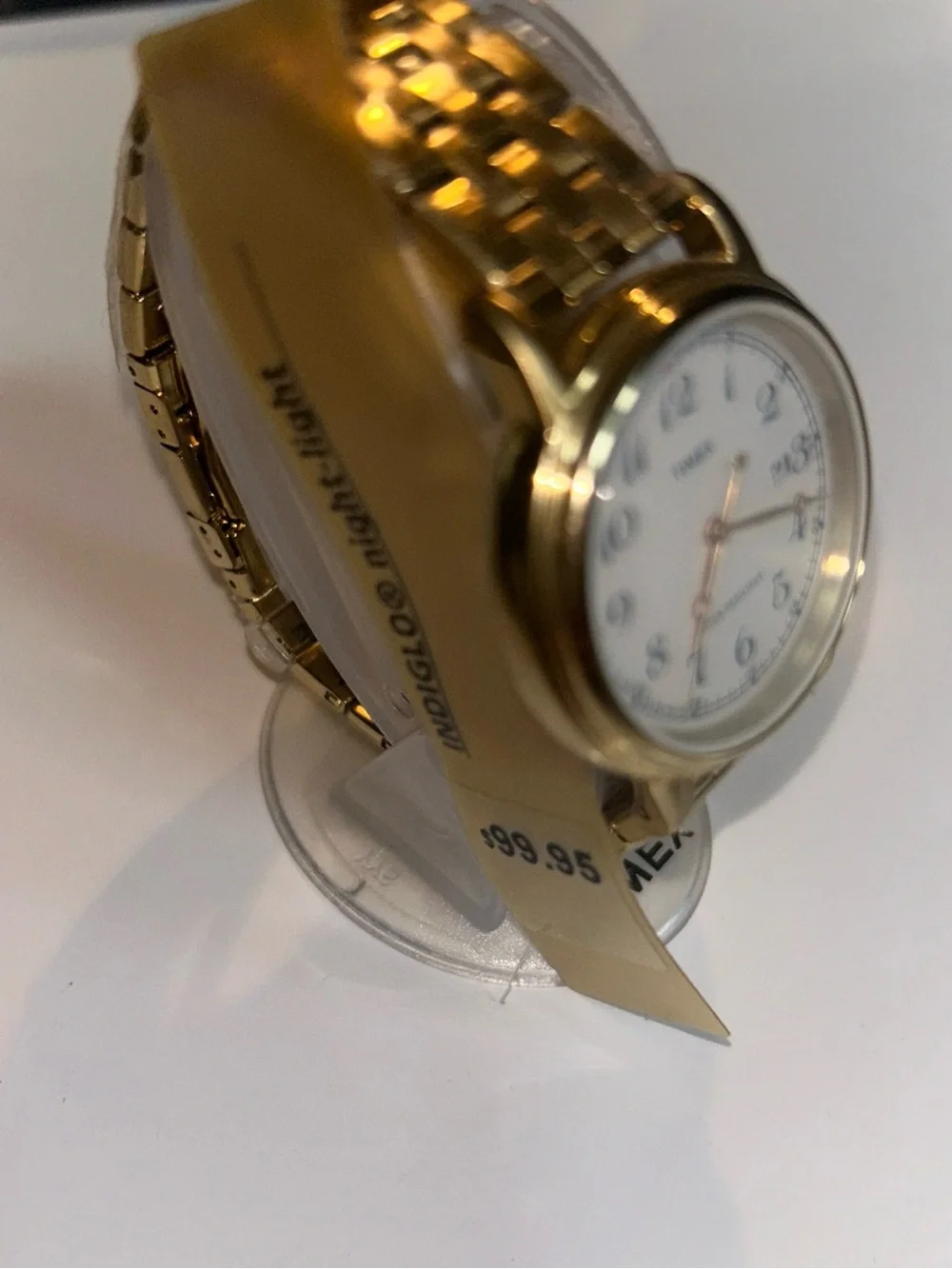 Timex Gold and White Classic Round Bracelet